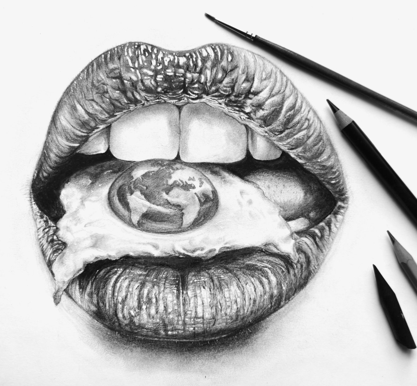 „it´s getting hot in here“, Zeichnung, 2020